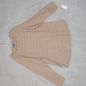 NWT⭐️Karen Scott ⭐️Brown Long Sleeve Sweatshirt Size 2X  SKU 030